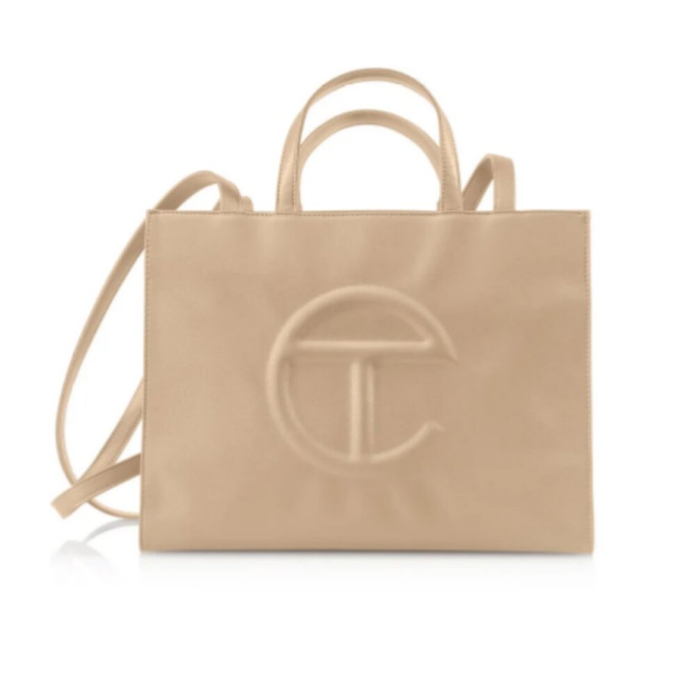 TELFAR Cream Medium Shopping Bag